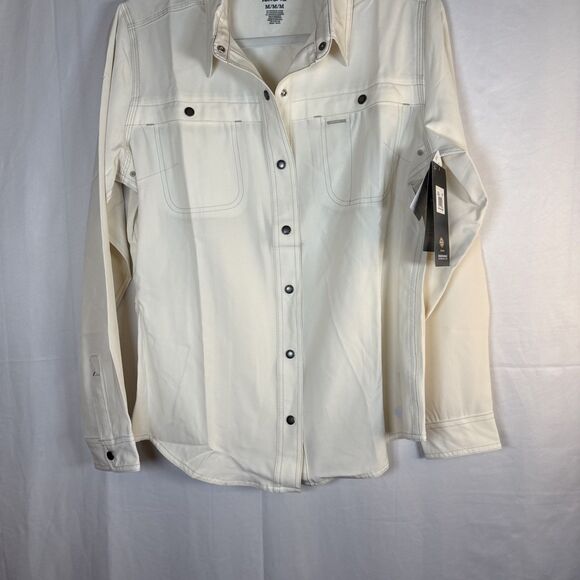 Dickies Temp IQ Women's Medium Cooling Utility Long Sleeve Shirt Beige NWT - Picture 3 of 16